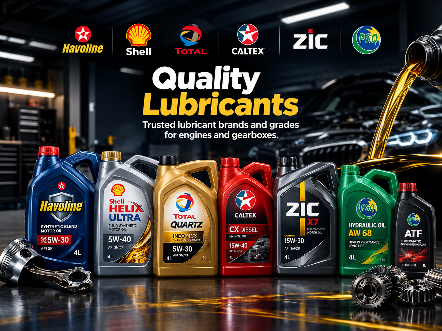 Quality lubricants